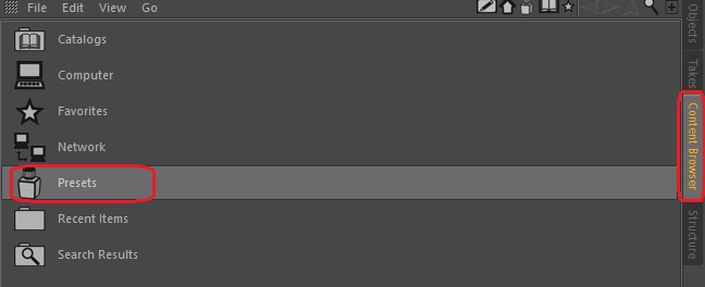 نام: Preset c4d.jpg نمایش: 220 اندازه: 21.6 کیلو بایت