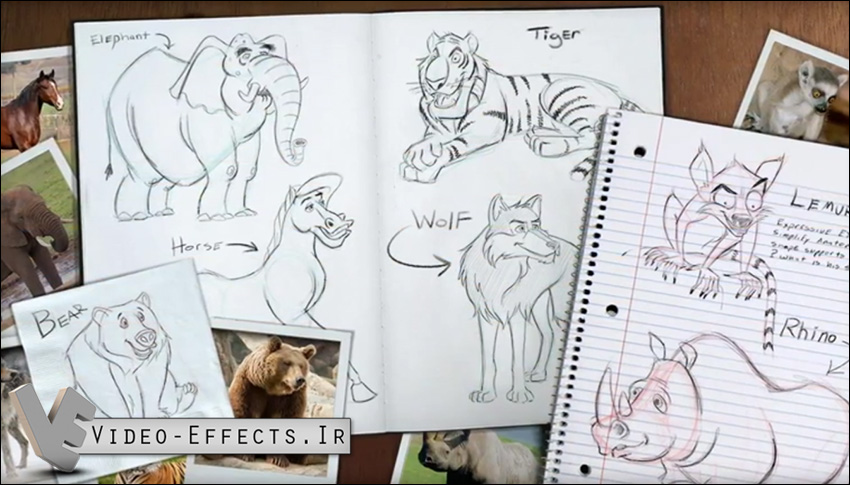 نام: Sketching Appealing Animals in Photoshop.JPG نمایش: 237 اندازه: 169.2 کیلو بایت