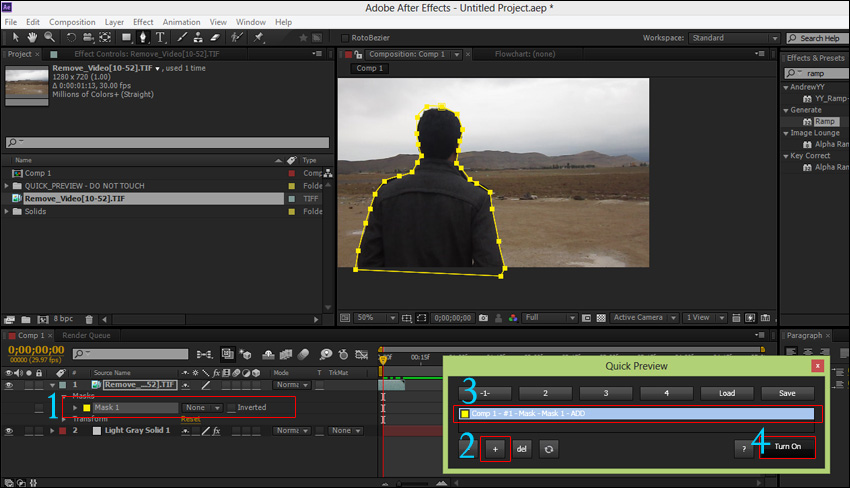 نام: Turn OF Mask in after effects.JPG نمایش: 190 اندازه: 135.1 کیلو بایت