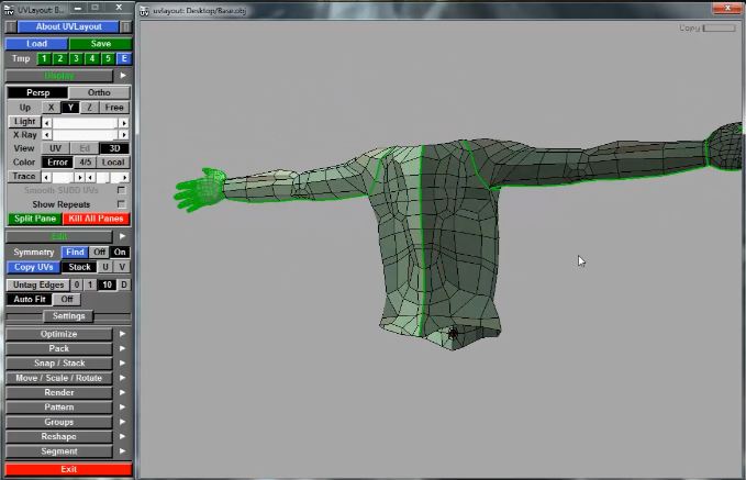 نام: UV Layout01.JPG نمایش: 721 اندازه: 45.0 کیلو بایت
