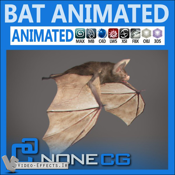 نام: Animated Bat 3d model.jpg نمایش: 80 اندازه: 141.8 کیلو بایت