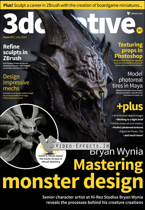 نام: 3Dcreative - Issue 107 - July 2014.jpg نمایش: 69 اندازه: 219.2 کیلو بایت