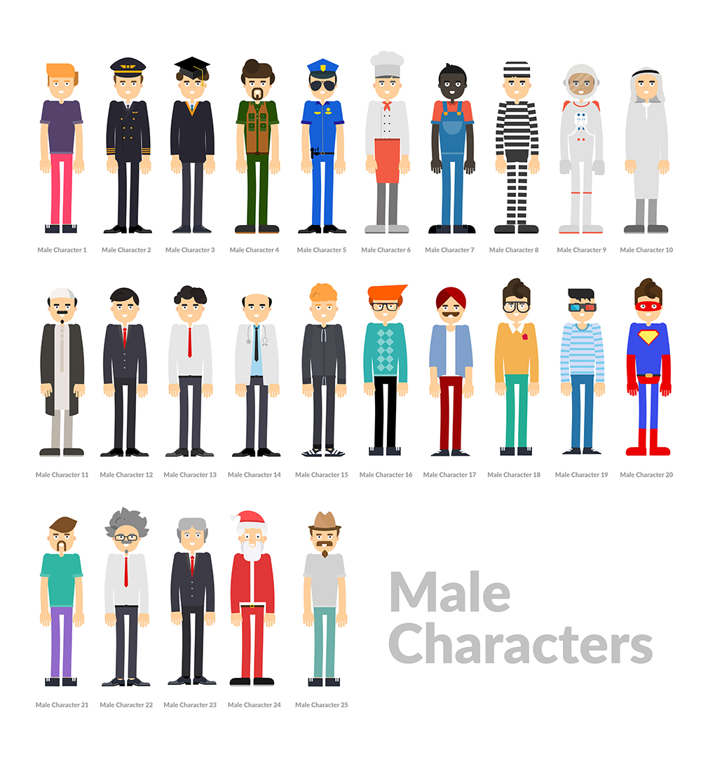 نام: Characters_Male.jpg نمایش: 64 اندازه: 447.1 کیلو بایت